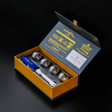 Load image into Gallery viewer, NobleSip Whiskey Bourbon Chilling BASEBALL Steel Balls ๐ฃ๐ฅ๐๐ ๐๐จ๐ ice. Chill your drinks, cocktails, beer, wine, with no dilution and no impurities. Whisky Men new gift for sports players and fans. A great New Year home bar gift!