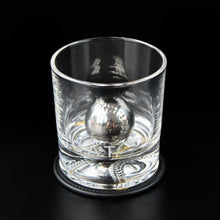 Load image into Gallery viewer, NOBLESIP Whiskey Bourbon BASEBALL Glasses 𝗣𝗥𝗘𝗠𝗜𝗨𝗠 New Father's Day gift - Set: 2 Glasses, 2 Steel Chilling Balls, 2 Coasters. The best way for a Baseball Player, Coach, or Fan to enjoy his old fashioned drinks