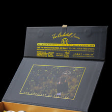 Load image into Gallery viewer, NOBLESIP Whiskey Glasses Set BASKETBALL Design - 2 Glasses, 2 Stainless Steel Chilling Balls, 2 Coasters. Perfect for Whisky, Bourbon, Scotch, Old Fashioned. The G.O.A.T. in Designer Gift Box