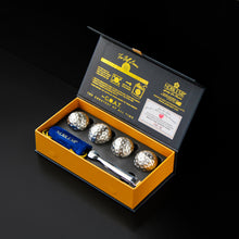 Load image into Gallery viewer, NOBLESIP Whiskey Bourbon Chilling GOLF Steel Balls ๐ฃ๐ฅ๐๐ ๐๐จ๐ ice Set. Easily chill Drinks, Cocktails, Beer, Wine, with no Dilution, no Impurities. A great New Year home bar gift for golfers!