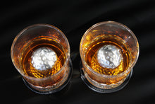 Load image into Gallery viewer, NOBLESIP Whiskey Bourbon Chilling GOLF Steel Balls ๐ฃ๐ฅ๐๐ ๐๐จ๐ ice Set. Easily chill Drinks, Cocktails, Beer, Wine, with no Dilution, no Impurities. A great New Year home bar gift for golfers!