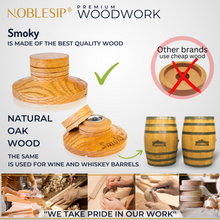 Load image into Gallery viewer, Smoky Natural Wood Bourbon Smoker NOBLESIP