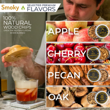 Load image into Gallery viewer, Whiskey Smoker Kit ๐ฃ๐ฅ๐๐ ๐๐จ๐  gift box. Smoke Cocktails, Old Fashioned, Bourbon, Scotch. Smoky by NOBLESIP. A great bar gift!