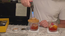 Load and play video in Gallery viewer, Whiskey Smoker Kit ๐ฃ๐ฅ๐๐ ๐๐จ๐  gift box. Smoke Cocktails, Old Fashioned, Bourbon, Scotch. Smoky by NOBLESIP. A great bar gift!