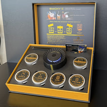 Load image into Gallery viewer, NOBLESIP Cocktail Whiskey Smoker 𝗣𝗥𝗘𝗠𝗜𝗨𝗠 Kit Smoky E, Home Bar Tool Set with the New Innovative Automatic Electric Smoking System. A Great Christmas Men gift for bourbon, old fashioned drinks
