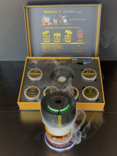 Load image into Gallery viewer, NOBLESIP Cocktail Whiskey Smoker 𝗣𝗥𝗘𝗠𝗜𝗨𝗠 Kit Smoky E, Home Bar Tool Set with the New Innovative Automatic Electric Smoking System. A Great Christmas Men gift for bourbon, old fashioned drinks
