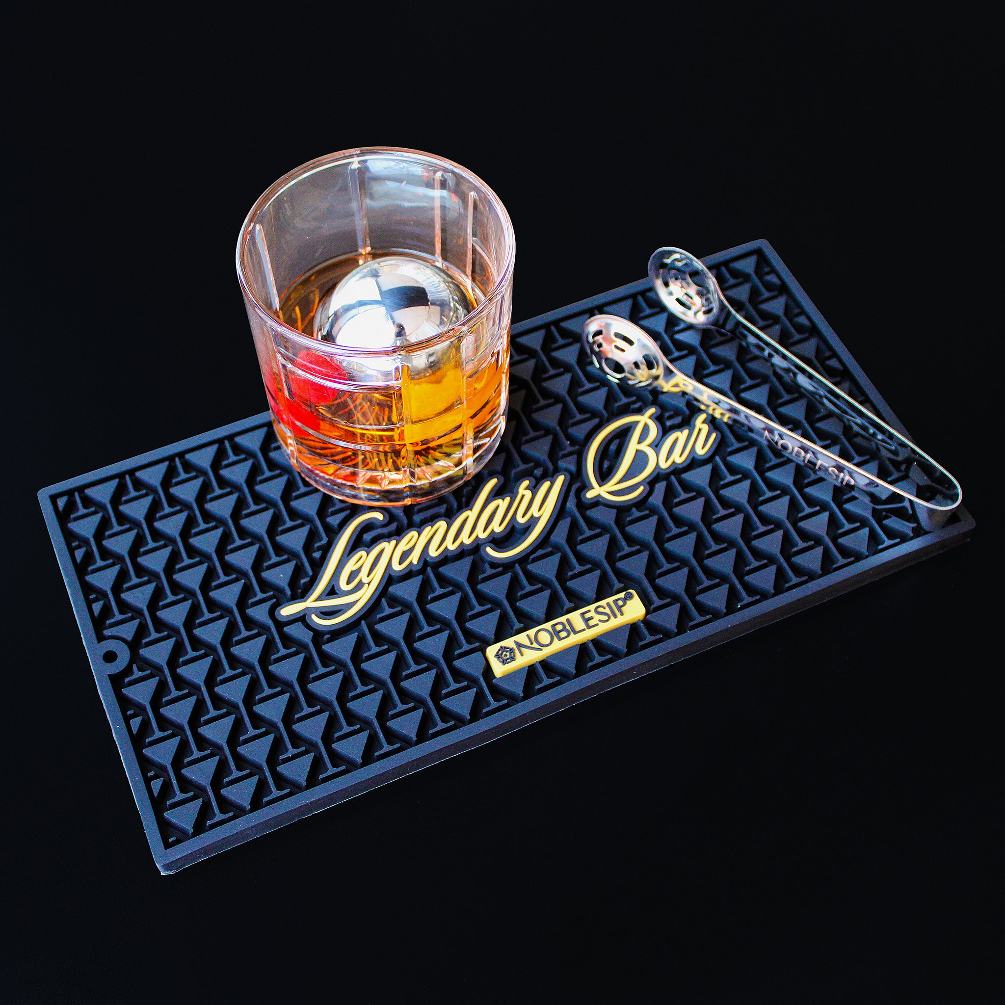 BAR MAT Legendary Bar by NOBLESIP, 12x6 Inc, Perfect for Both