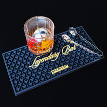 Load image into Gallery viewer, Ice chilling Balls metal and Legendary Bar mat NOBLESIP
