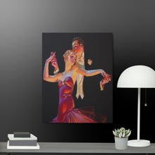 Load image into Gallery viewer, Metal print Dancers Vintage
