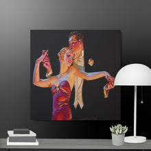 Load image into Gallery viewer, Metal print Dancers Vintage
