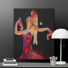 Load image into Gallery viewer, Metal print Dancers Vintage
