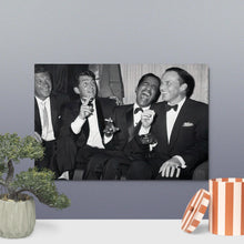 Load image into Gallery viewer, Metal prints The Rat Pack Poster - Dean Martin - Sammy Davis Jr And Frank Sinatra
