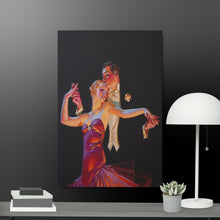 Load image into Gallery viewer, Metal print Dancers Vintage
