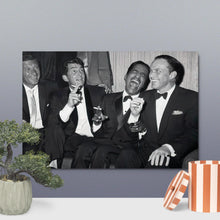 Load image into Gallery viewer, Metal prints The Rat Pack Poster - Dean Martin - Sammy Davis Jr And Frank Sinatra
