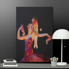 Load image into Gallery viewer, Metal print Dancers Vintage
