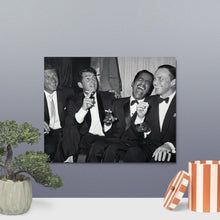 Load image into Gallery viewer, Metal prints The Rat Pack Poster - Dean Martin - Sammy Davis Jr And Frank Sinatra
