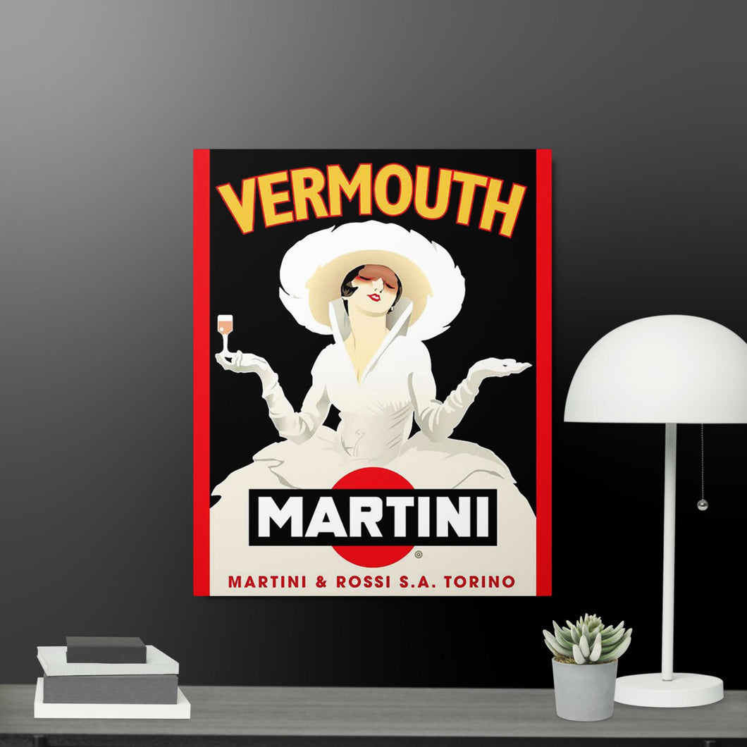 Metal print Martini