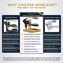 Load image into Gallery viewer, Wine Opener Set 𝗣𝗥𝗘𝗠𝗜𝗨𝗠 6 PCS Kit: Rabbit Corkscrew, Foil Cutter, 2 Bottle Stoppers, Extra Corkscrew, Wood Stand. Designer Gift Box with Instructions!
