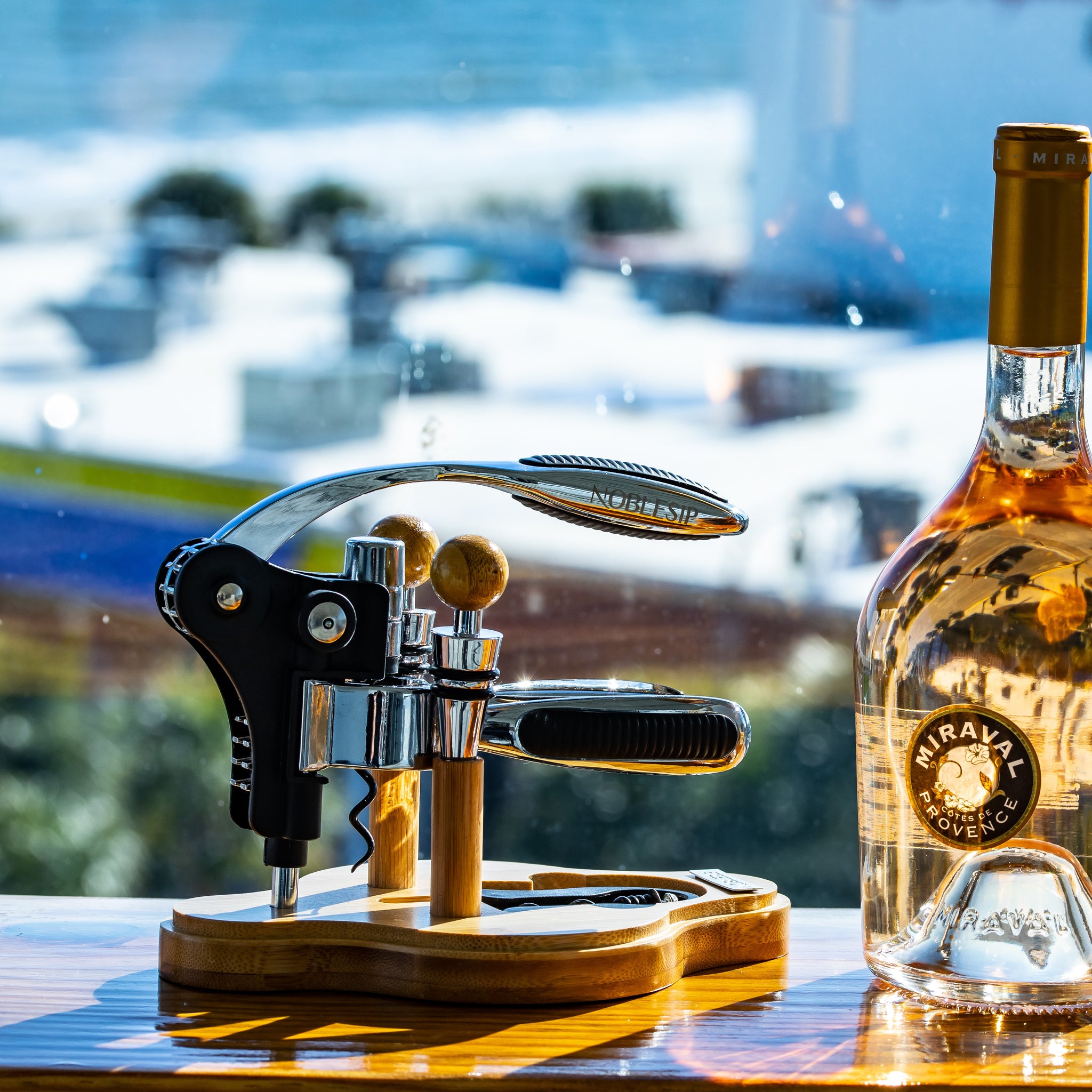 Wine Opener Set 𝗣𝗥𝗘𝗠𝗜𝗨𝗠 6 PCS Kit: Rabbit Corkscrew, Foil